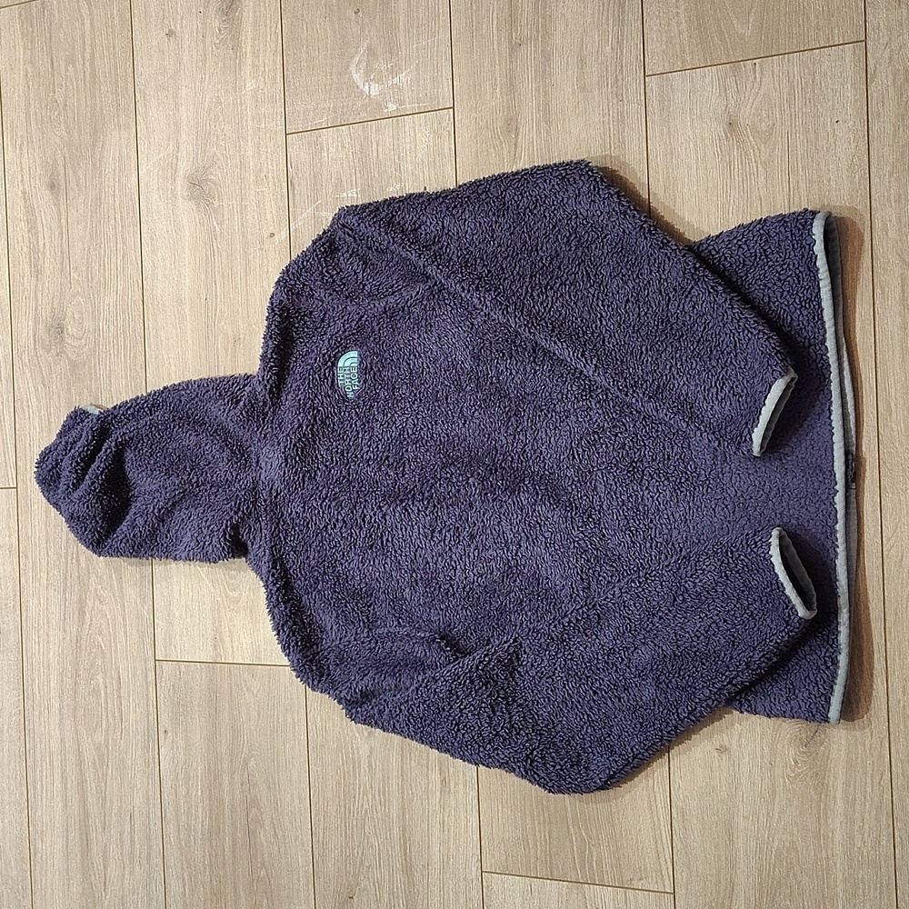 The North Face Purple Teddy Jacket,  Sherpa Ladies Jacket,  Size X-Small - Picture 5 of 7